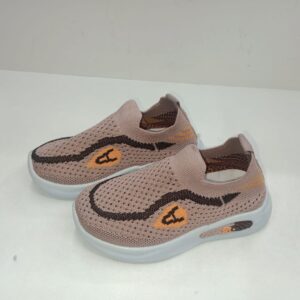Kids' Breathable Knit Slip-On Sneakers