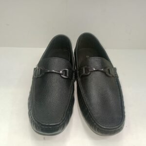 Men’s Textured Leather Bit Loafers