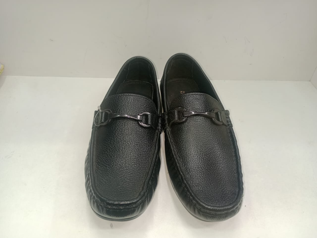 Men’s Textured Leather Bit Loafers